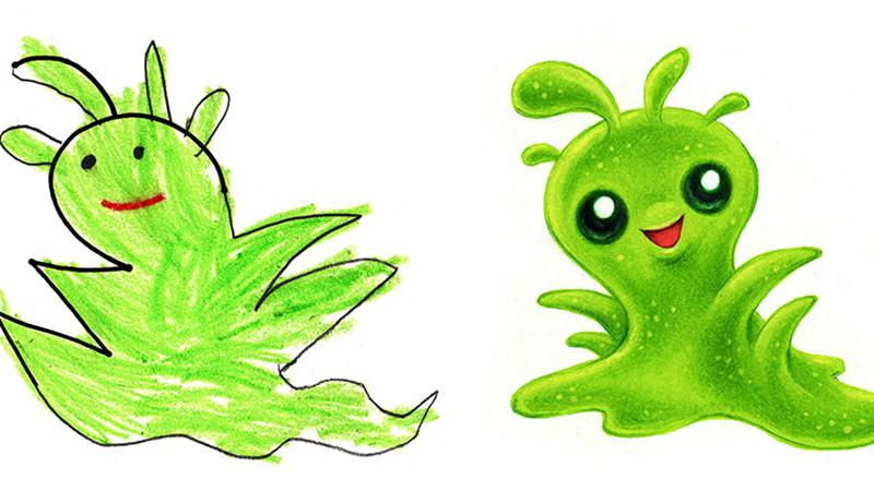 Художник перерисовал детские рисунки: что из этого вышло