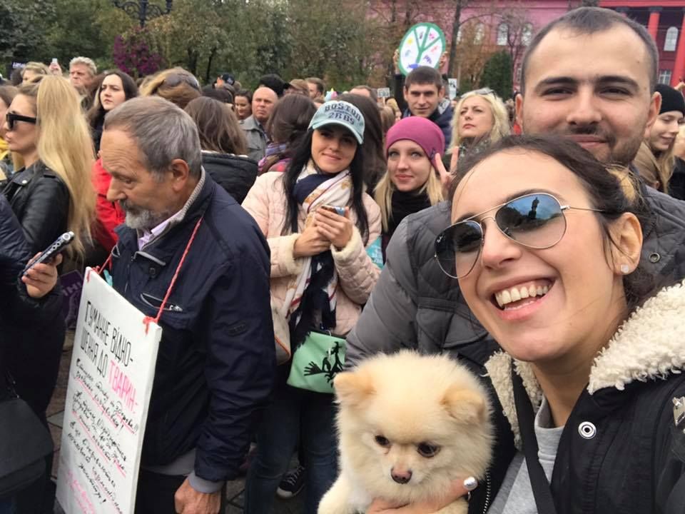 Джамала показала фото з маршу за права тварин