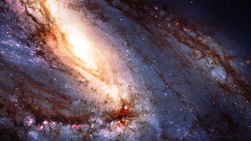 Космічний телескоп Hubble зробив неймовірний знімок зіткнення двох галактик Космічний телескоп Hubble зробив неймовірний знімок зіткнення двох галактик