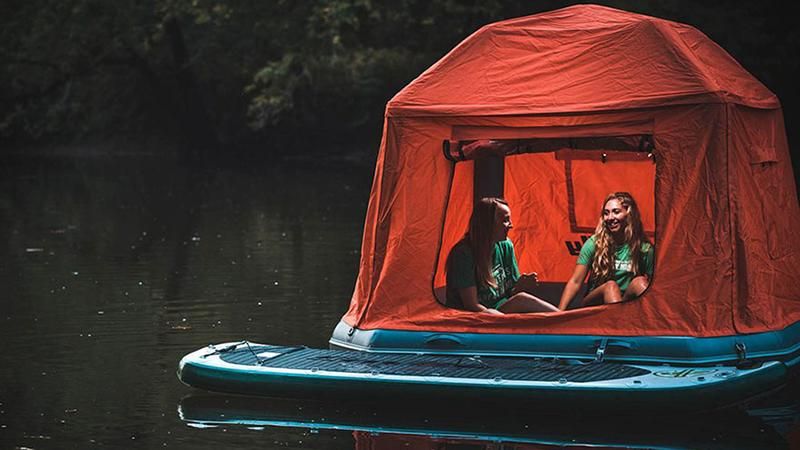 В США придумали палатку, которая плавает: фото