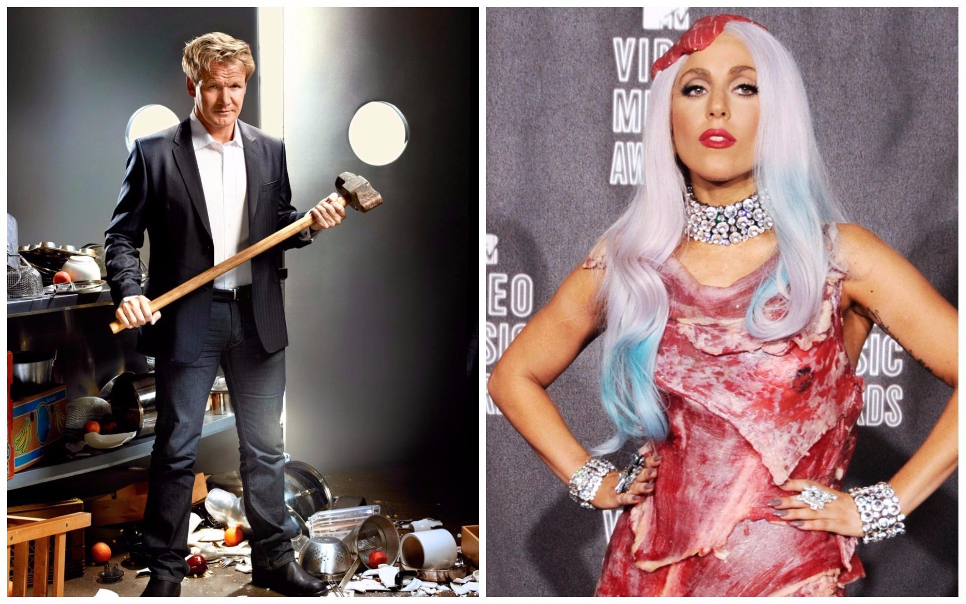 Известный шеф-повар жестоко раскритиковал торт Леди Гаги:Британский шеф-повар Гордон Рамзи  фото