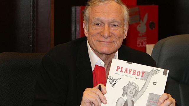 Хью Хефнер украсил новую обложку Playboy: фото Хью Хефнер украсил новую обложку Playboy: фото