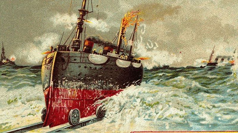 Как люди представляли настоящее 100 лет назад: невероятные открытки из прошлого