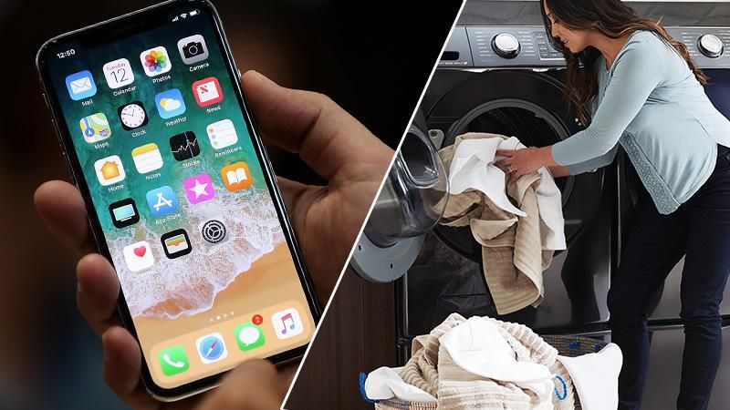 Краш-тест iPhone X: флагман погрузили под воду и постирали в машинке