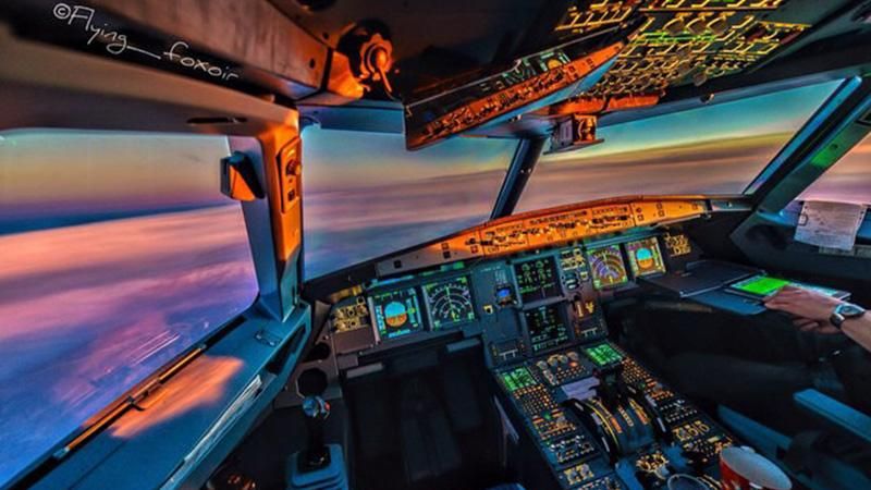 Як виглядає небо з кабіни пілота: фото, від яких перехоплює дух 