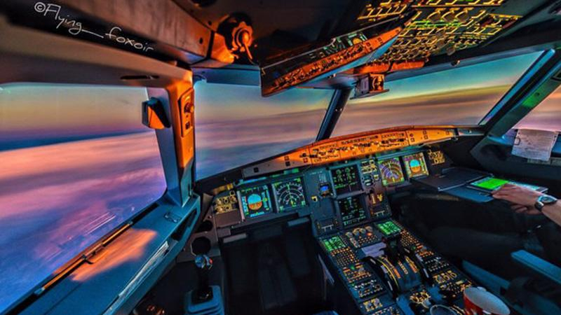 Как выглядит небо из кабины пилота: фото, от которых захватывает дух