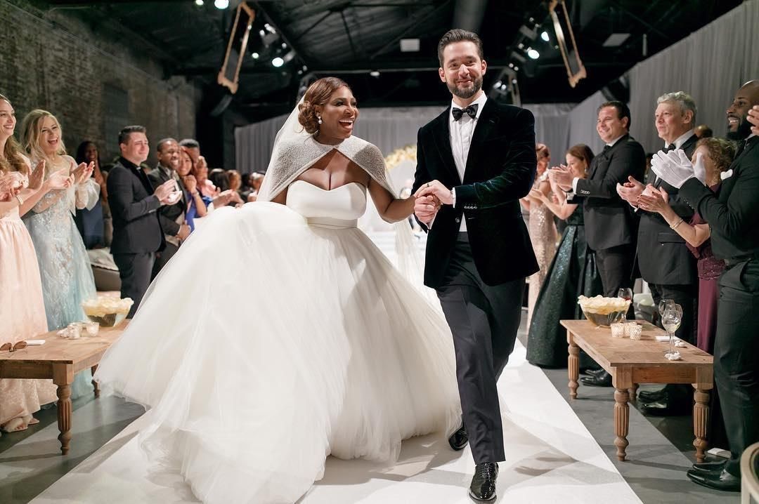 В сети появились новые роскошные фото со свадьбы Серены Уильямс