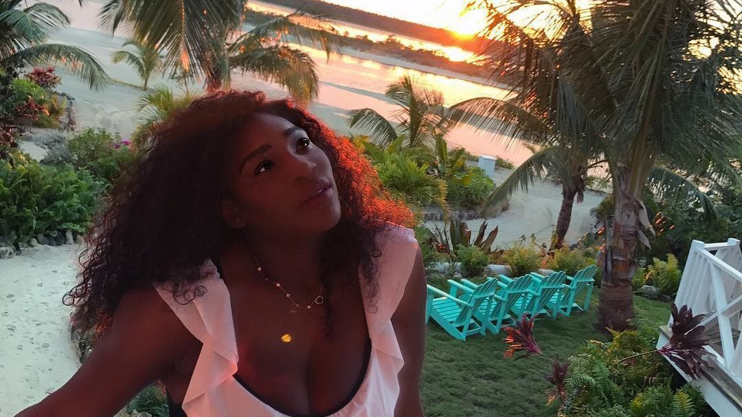 Серена Уильямс показала сказочные фото с медового месяца на Багамах