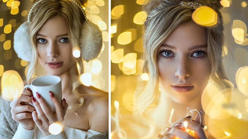 Как устроить новогоднюю фотосессию в квартире: видео