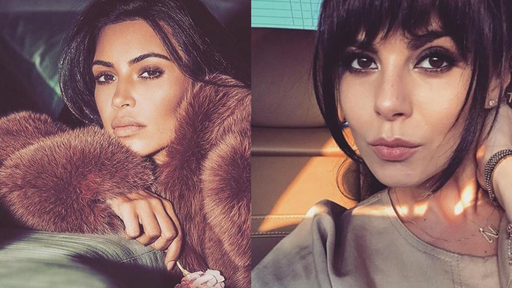 Настя Каменских воспроизвела образ Ким Кардашян: фотосравнение