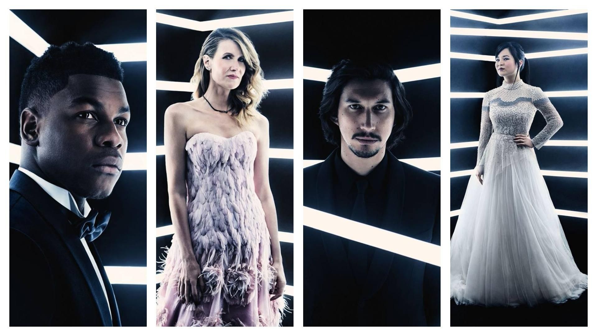 Актеры из "Звездных войн" снялись в элегантной световой фотосессии