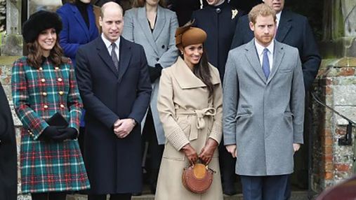 Королівська сім’я з Меган Маркл відвідали різдвяну службу: промовисті фото