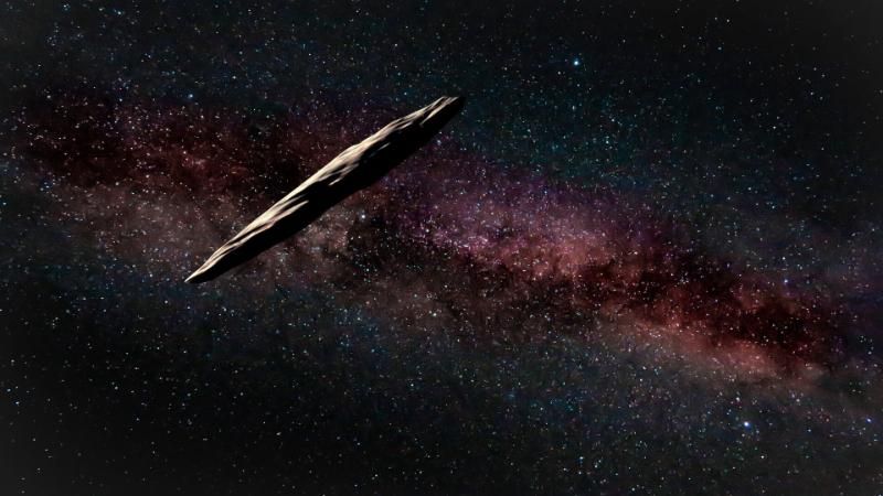 Поверхность уникального "гавайского" астероида из дальнего межзвездного пространства покрыта льдом и органикой