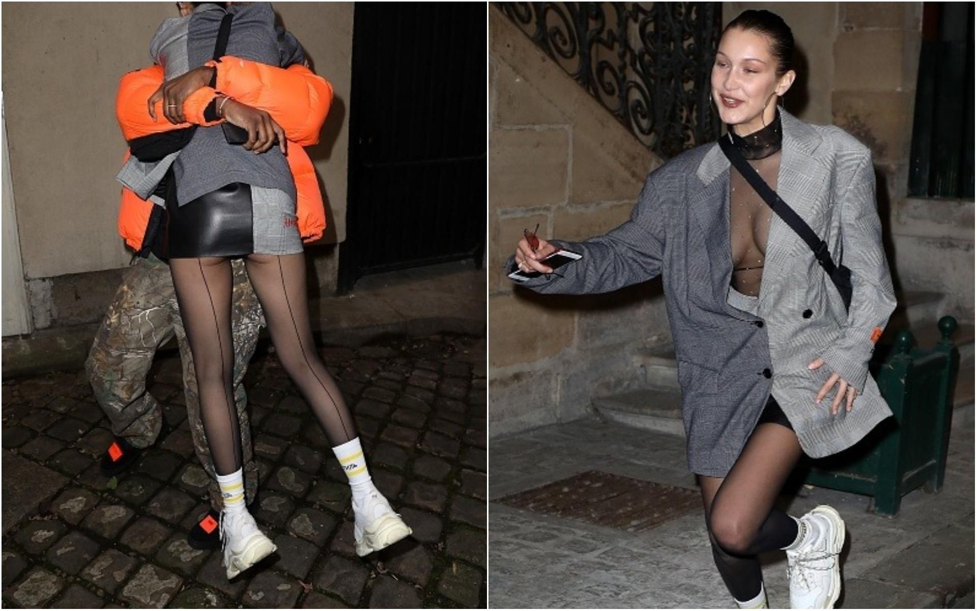 Белла Хадид прогулялась по Парижу в очень провокационном образе: фото Белла Хадид прогулялась по Парижу в очень провокационном образе: фото