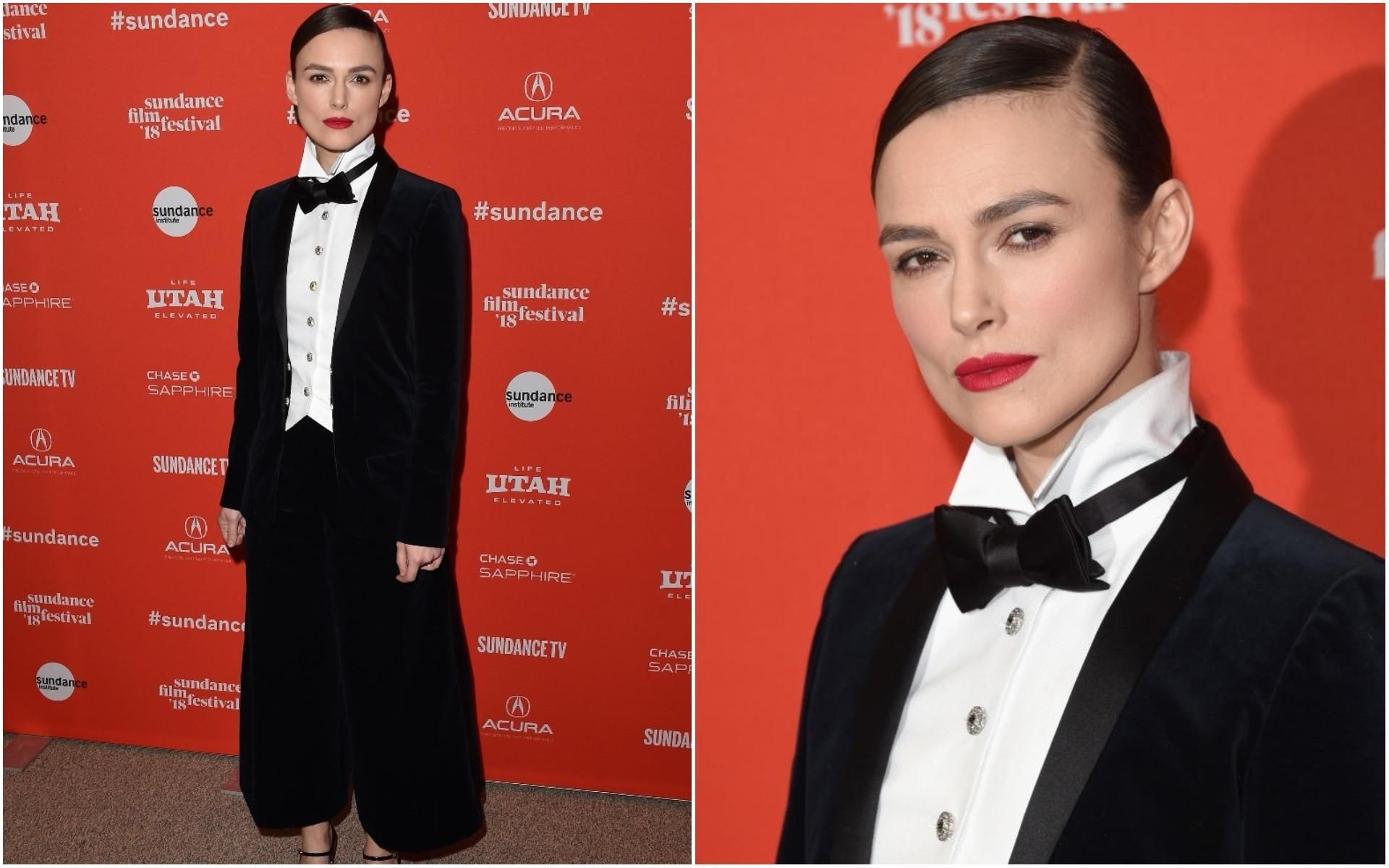 Кира Найтли появилась на красной дорожке в мужском образе: фото Кира Найтли появилась на красной дорожке в мужском образе: фото