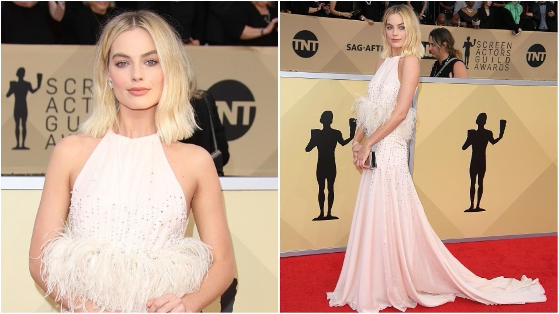 Как легко повторить прическу Марго Робби с премии Гильдии киноактеров США Как легко повторить прическу Марго Робби с премии Гильдии киноактеров США