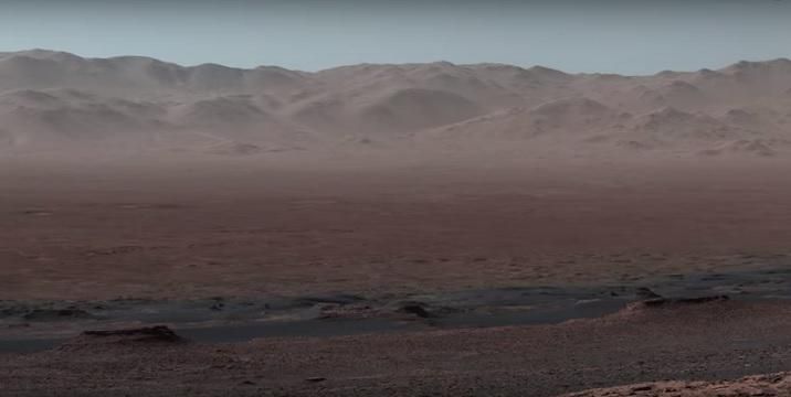 NASA показало панорамную съемку Марса: невероятное видео