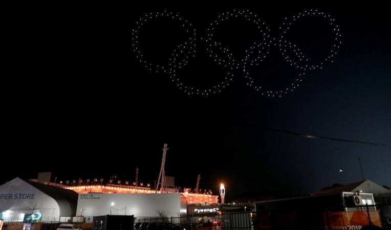 Що роблять дрони на Олімпіаді-2018: чарівні фото Що роблять дрони на Олімпіаді-2018: чарівні фото
