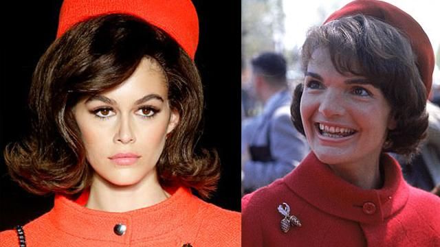 Кайя Гербер открыла показ Moschino в образе Джеки Кеннеди: фото Кайя Гербер открыла показ Moschino в образе Джеки Кеннеди: фото