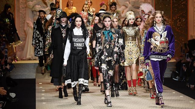 Неделя моды в Милане: фото самых роскошных образов с показа Dolce & Gabbana