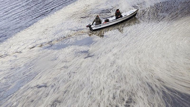 У Великобританії водосховище покрилось льодом: неймовірні фото У Великобританії водосховище покрилось льодом: неймовірні фото