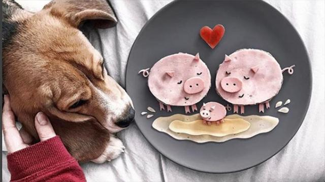 Украинка создает удивительные картины из еды: фото