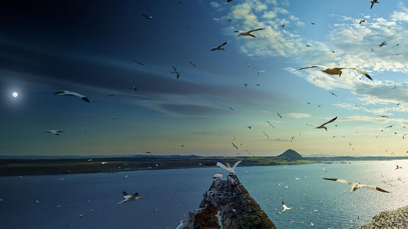 National Geographic опубликовал волшебное фото, как ночь и день сталкиваются в один момент