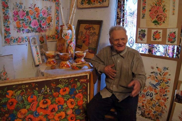 Умер гениальный мастер петриковской росписи Василий Соколенко Умер гениальный мастер петриковской росписи Василий Соколенко