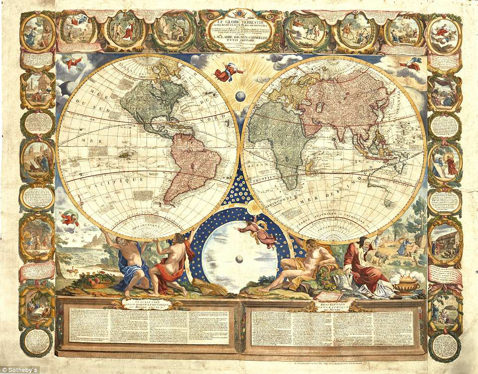 Карты, которые изменили ход истории, выставили на аукцион: удивительные фото
