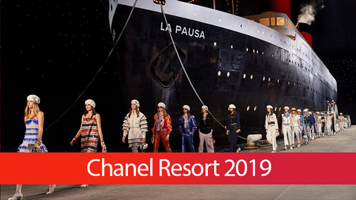 Роскошный корабль и много звезд: в Париже состоялся показ Chanel Resort 2019