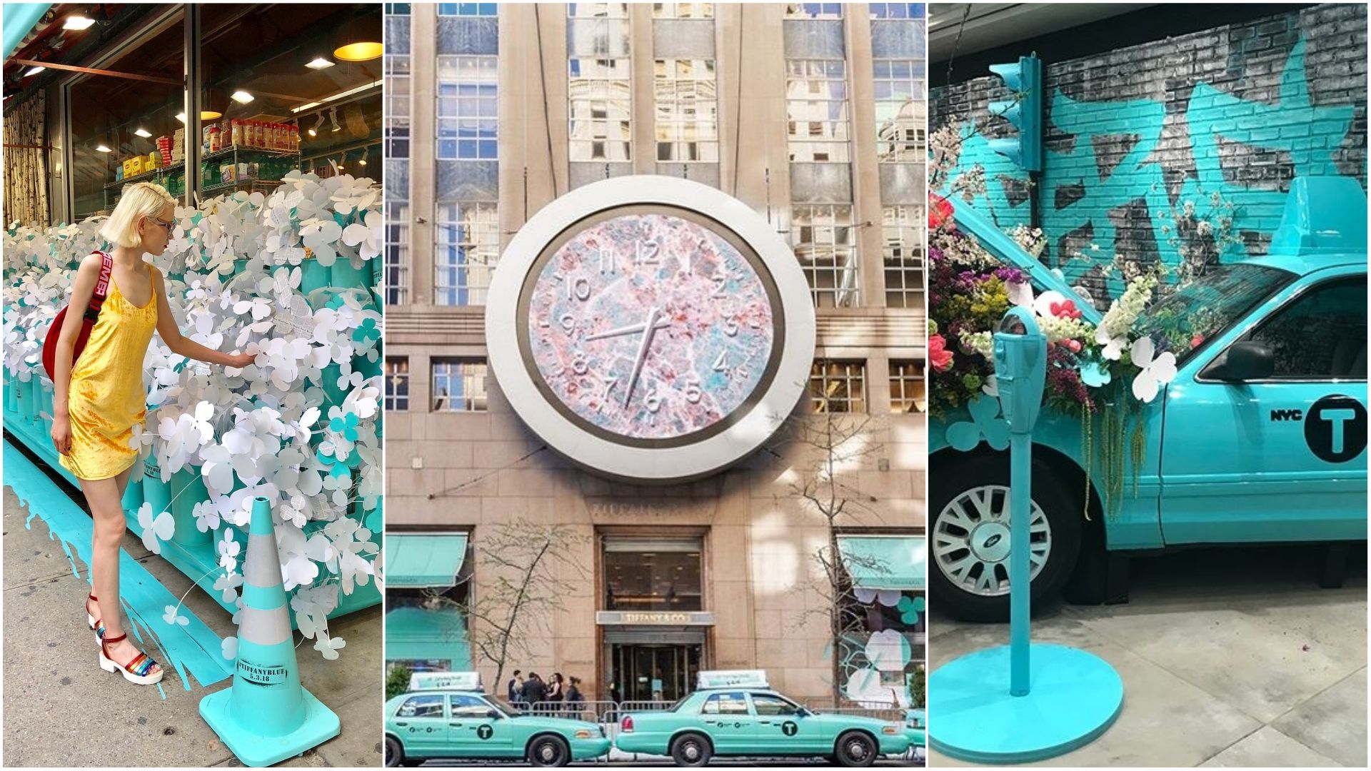 Tiffany & Co украсили Нью-Йорк бирюзовым цветом: очаровательные фото из соцсетей
