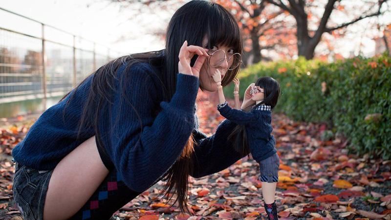 Японка створила маленьку ляльку-двійника: яскраві фото