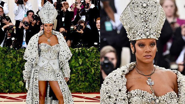 Рианна впечатлила своим образом на Met Gala 2018: фото Рианна впечатлила своим образом на Met Gala 2018: фото