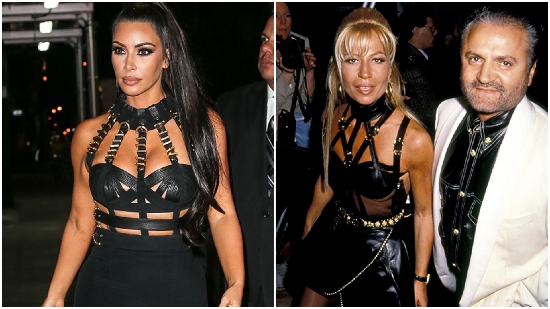 Кім Кардашян повторила сексуальний образ Донателли Версаче 1993 року Кім Кардашян повторила сексуальний образ Донателли Версаче 1993 року