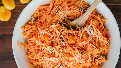 Вкусный рецепт салата из моркови