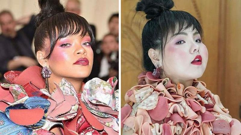 Девушка воссоздает наряды звезд из продуктов: аппетитные фото