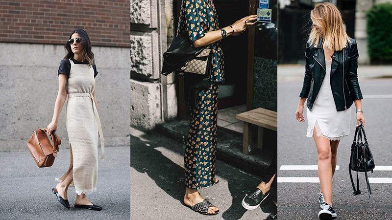 Что обуть к летнему платью, кроме каблуков: варианты в фото