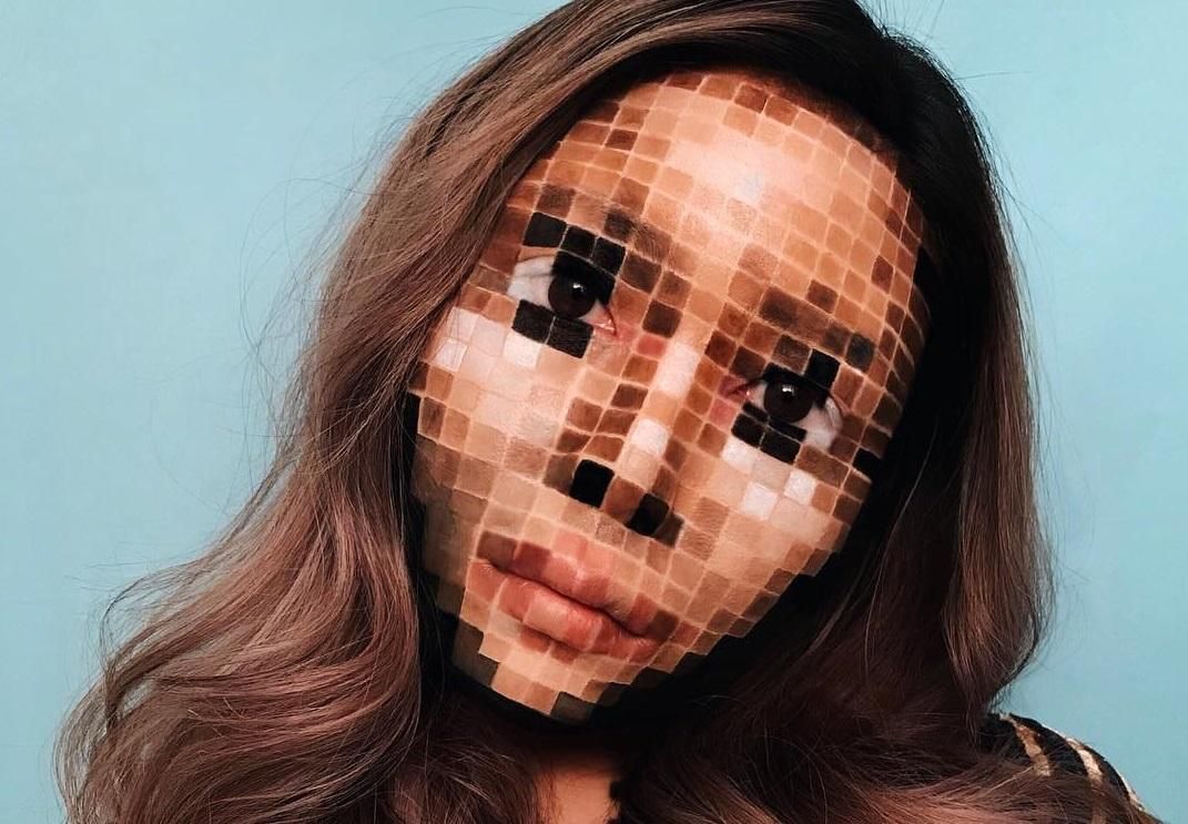 Я не пьяная, а размытая: сеть захватил новый бьюти тренд – пиксельный макияж Я не пьяная, а размытая: сеть захватил новый бьюти тренд – пиксельный макияж