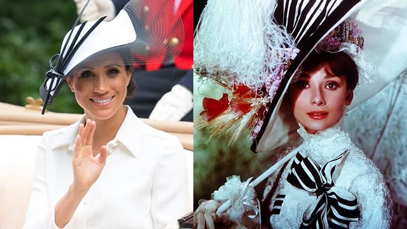 Элегантный образ Маркл на конных скачках сравнили с Одри Хепберн: фото Элегантный образ Маркл на конных скачках сравнили с Одри Хепберн: фото