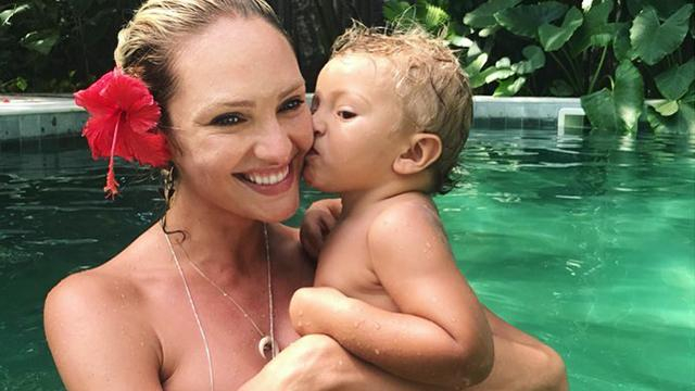 Модель Кэндис Сванепул впервые показала новорожденного сына: фото