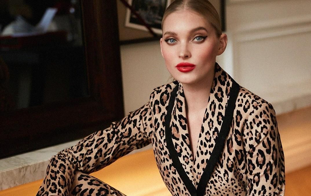 Как стильно носить "леопард": яркие фото супермодели Эльзы Хоск для глянца