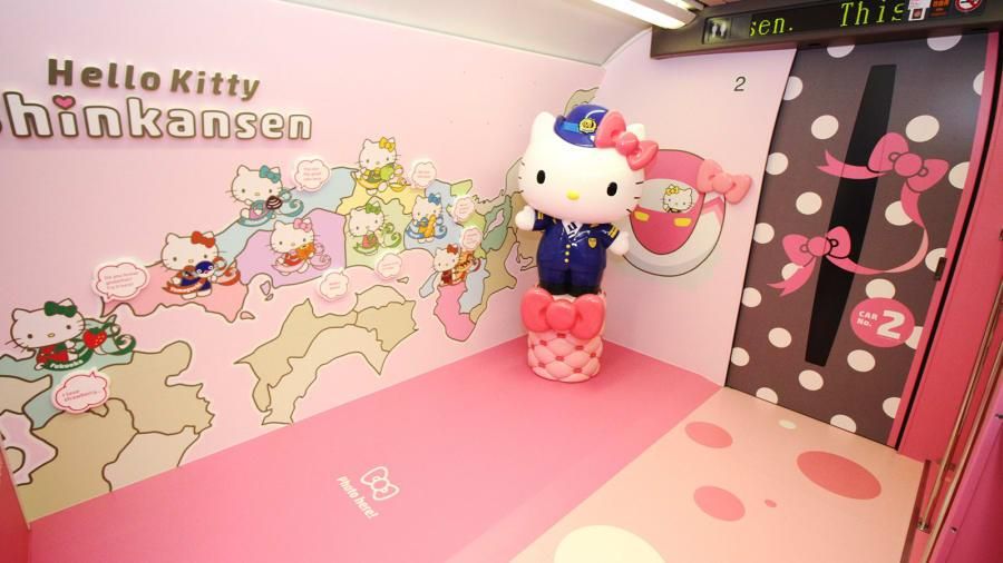В Японии запустят поезд Hello Kitty: фото
