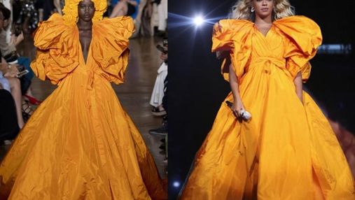 Бейонсе надела роскошное платье цвета яичного желтка от Valentino: фото