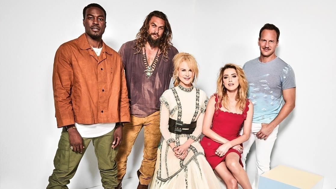 Звезды фильма "Аквамен" снялись в ярком фотосете