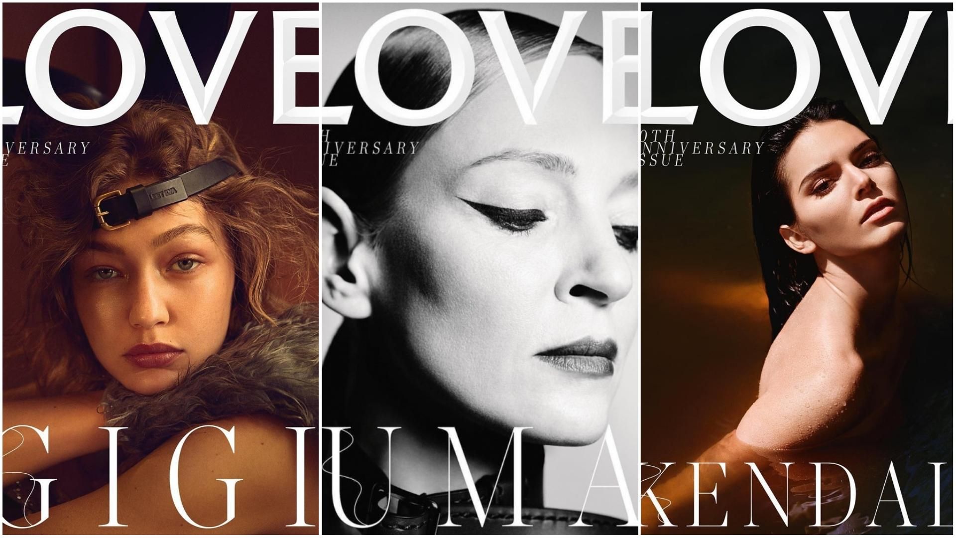 Известные супермодели снялись для юбилейной обложки Love Magazine: фото Известные супермодели снялись для юбилейной обложки Love Magazine: фото