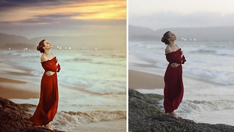 Фотограф показала снимки до и после Photoshop: разительная разница Фотограф показала снимки до и после Photoshop: разительная разница