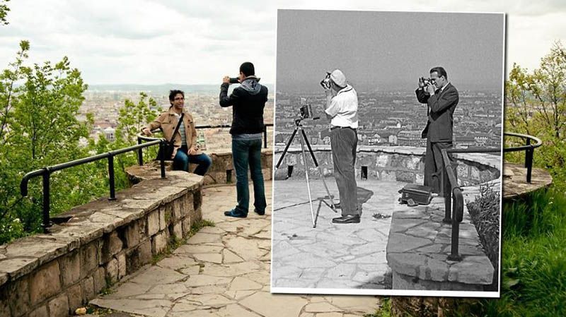 Фотограф вміло поєднав знімки ХХ століття з сьогоденням: дивовижні результати