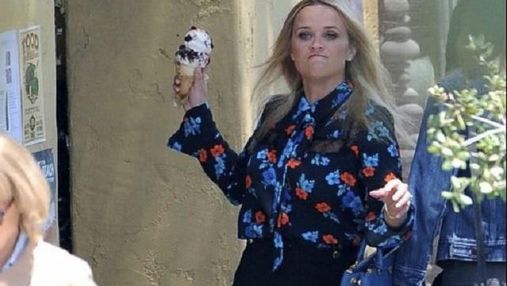 Різ Візерспун кинула морозиво в Меріл Стріп на зйомках серіалу "Велика маленька брехня": фото