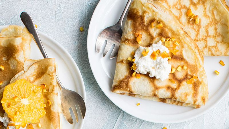 Тонкие блины - рецепты приготовления на молоке и воде