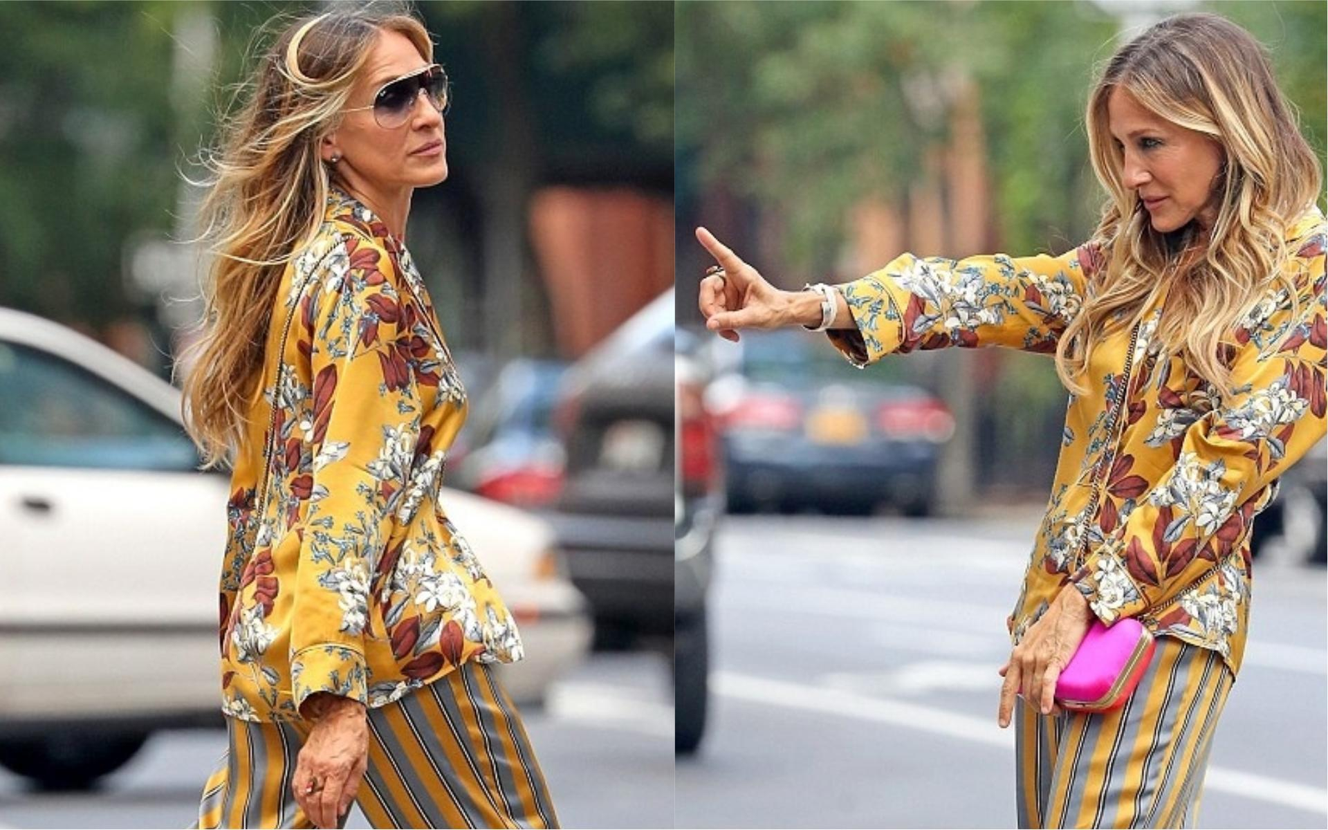 Сара Джессика Паркер продемонстрировала стиль Кэрри Брэдшоу в Нью-Йорке: фото